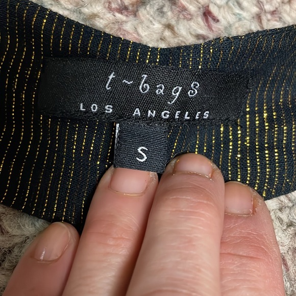 T bags gold sequin top - Picture 3 of 8